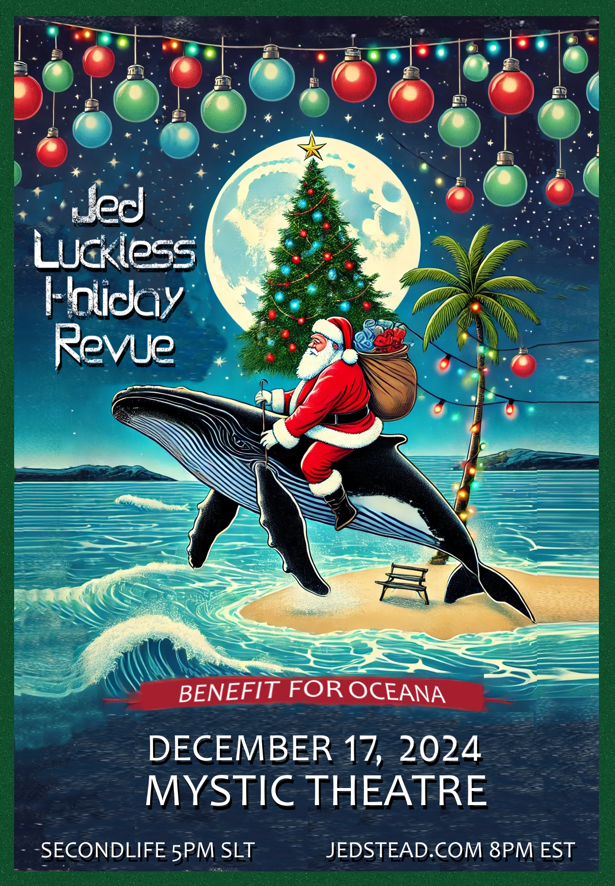 Jed Luckless Holiday Revue Poster 12.17.24